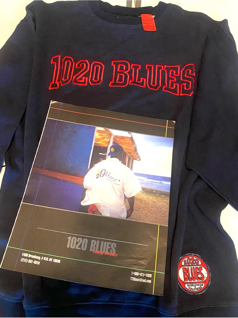 1020 Blues 90s Vintage SweatShirt Sz XL